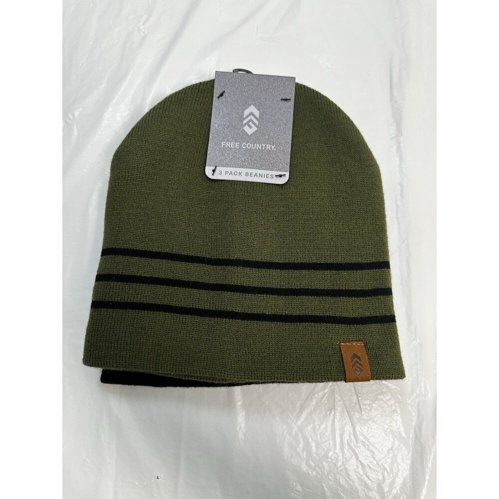 Free Country Men’s 3 Pack Beanies One Size